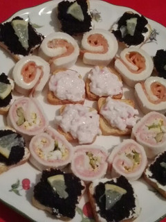 Una foto de Canapés variados