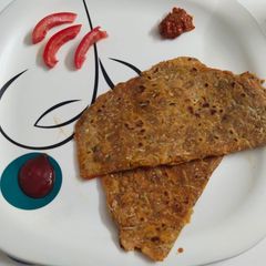 A picture of Lauki Parantha.