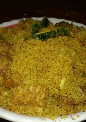 Foto resep Serundeng kering ayam tempe