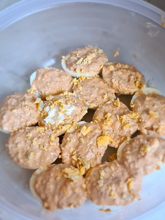 Una foto de Huevos rellenos