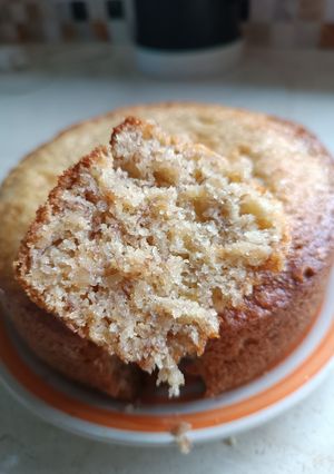 Una foto de Budín de Banana