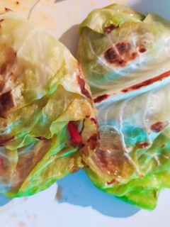 Una foto de Rollitos de col
