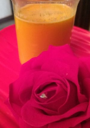 A picture of Kesariya Thandai.