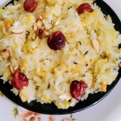 Yellow lentils Rice Khichudi A picture of Yellow lentils Rice Khichudi.