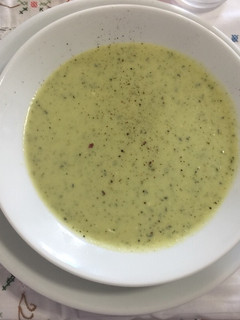 Una foto de Crema de calabacín