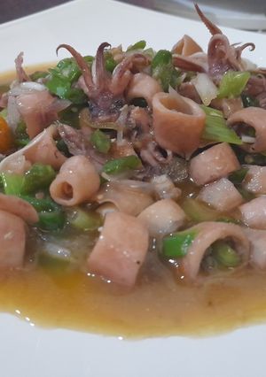 Foto resep Oseng cumi asin pedas