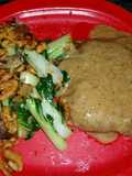 Walnut stir-fry Bok Choy
