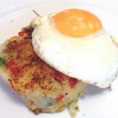 Peppered Potato Cakes A picture of Peppered Potato Cakes.