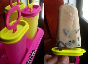 Foto resep Milk and Oreo Chocolate Popsicle 😍