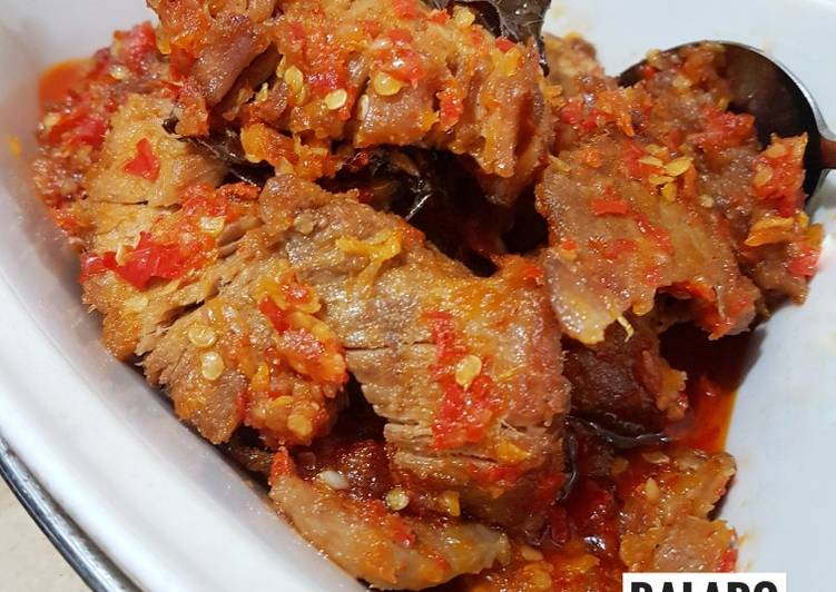 Balado Daging Basah