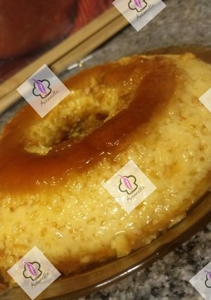Una foto de Flan 🍮 con leche en polvo