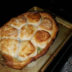 A picture of Chicken pot pie.