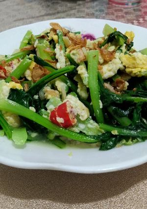 Foto resep Tumis Sawi Telur