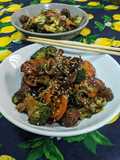 Soja, Shimeji e Legumes no Estilo Asiático
