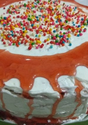 Foto resep Vanilla cake tanpa telur tanpa susu