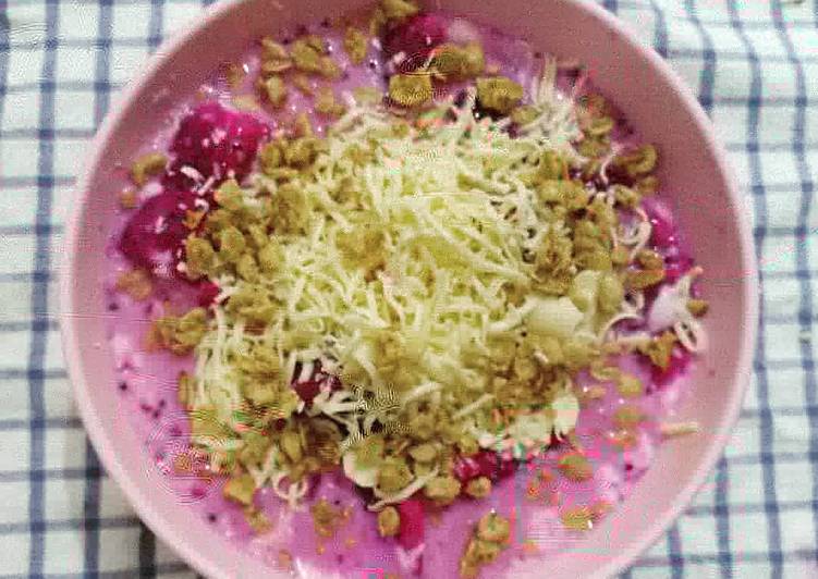 Resep Dragon fruit salad | Resep Membuat Dragon fruit salad Yang Enak Dan Mudah