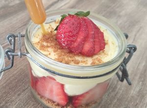 Une photo de Fraisier en bocal