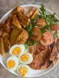 Almoço rápido com peru