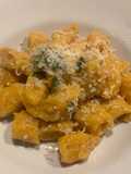 Gnocchi di zucca al cucchiaio
