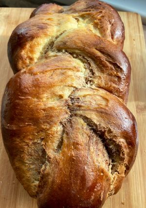 Vaníliás fonott kalács recept fotója