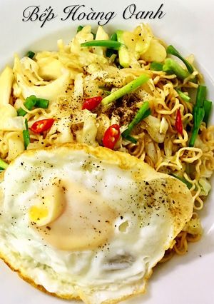 Hình của món Mì Xào + Trứng.
