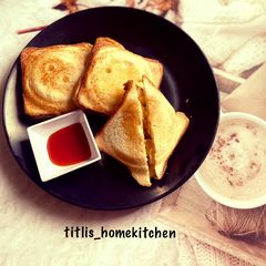 Potato Egg Sandwich A picture of Potato Egg Sandwich.