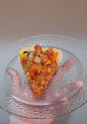 Una foto de Pizza de Mariscos