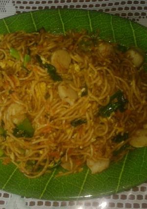 Foto resep Mie goreng sarden bakso