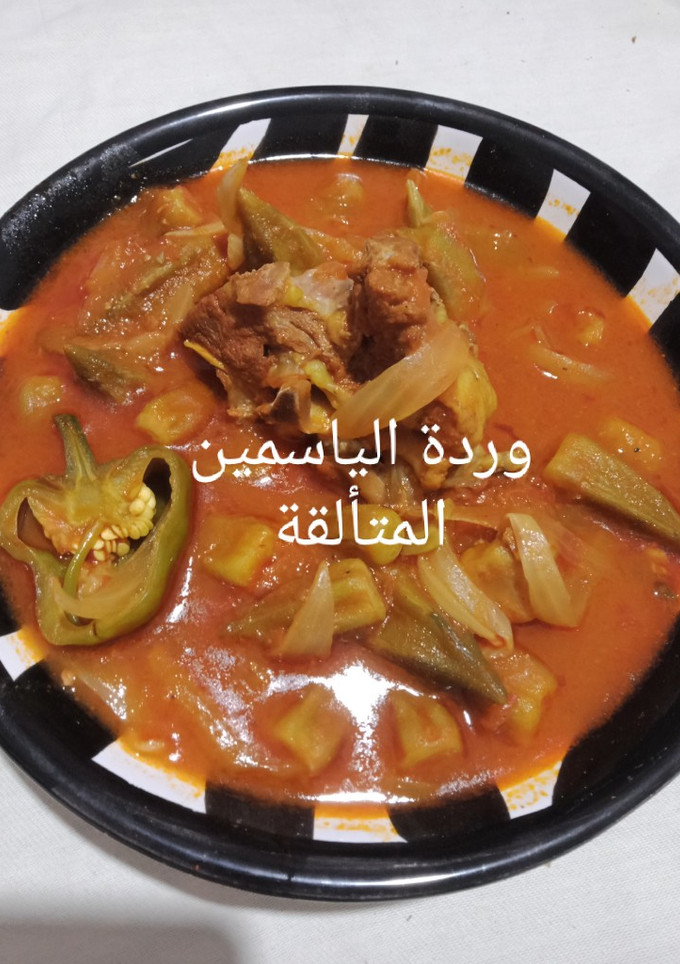 صورة لوصفة قناوية بسكرية بلحم الضأن