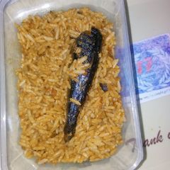 Jolllof Rice and fish A picture of Jolllof Rice and fish.