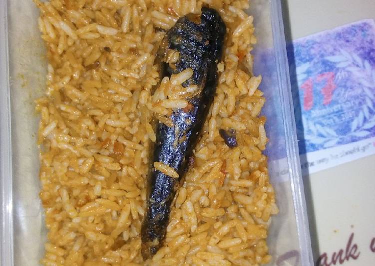 Recipe of Speedy Jolllof Rice and fish