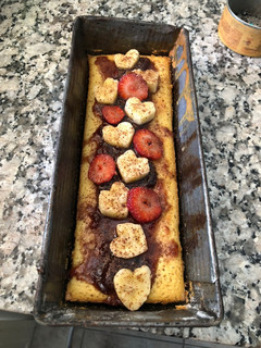 Una foto de Budín tipo cheesecake con yogur griego súper fácil y económico