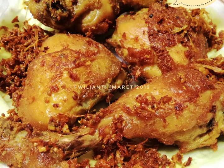 Resep Ayam Goreng Kuning Rempah Murah