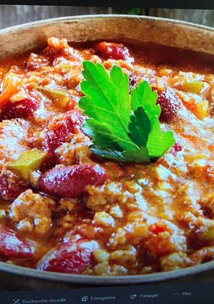 Une photo de Chili con carne