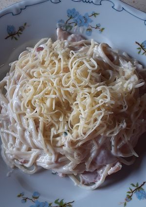Carbonara Hami kedve szerint🧀 recept fotója