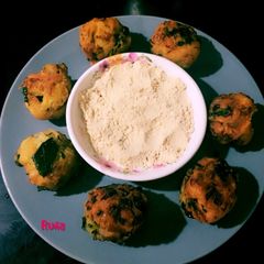 Potato-Onion Bondas A picture of Potato-Onion Bondas.