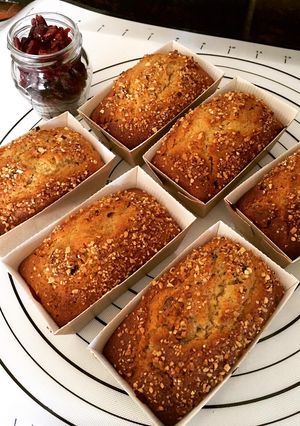 Une photo de Petits cake aux cranberries