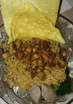 Foto resep Mie ayam yamin 😊😊
