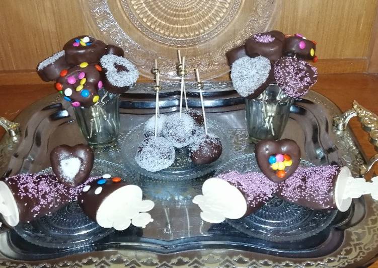 كيك پوپس🍭🍭بمكونات بسيطة