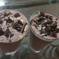 A picture of Oreos biscuits are best for kids here I made Oreo Shake.