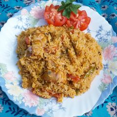 Simple Chicken Biryani A picture of Simple Chicken Biryani.