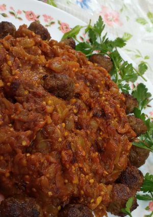 عکسی از دستور غذای شمالی