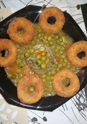 صورة لوصفة دونات بالدجاج والبطاطا🇩🇿
