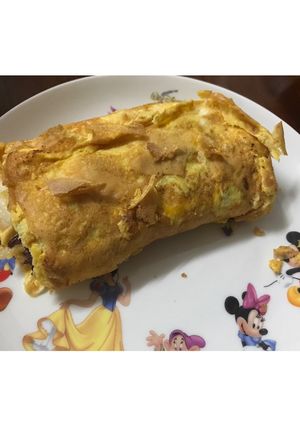 紫米泡菜蛋捲 的食譜成品照片