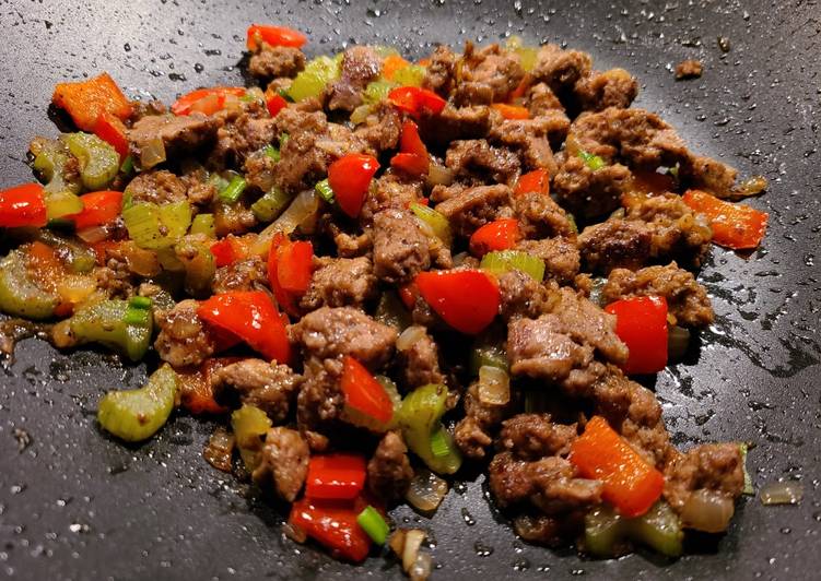 Easy Black Pepper Turkey Stir-fry