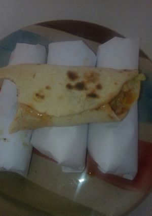 A picture of Shawarma bread.