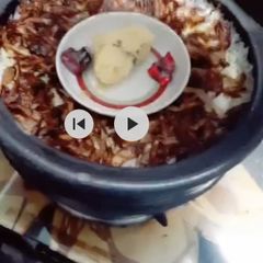 A picture of Paneer tikka biryani.