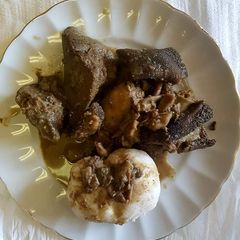 A picture of Simple lamb tripe stew.