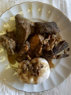 A picture of Simple lamb tripe stew.