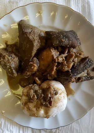 A picture of Simple lamb tripe stew.